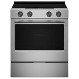 KitchenAid YKSES530SPS Electric Range, 5.3 cu. ft. Capacity, 30 inch Exterior Width, True Convection, 5 Burners, Storage Drawer, Air Fry, Self Clean, 3,200 W Highest Element, FingerPrint Resistant Stainless Steel colour