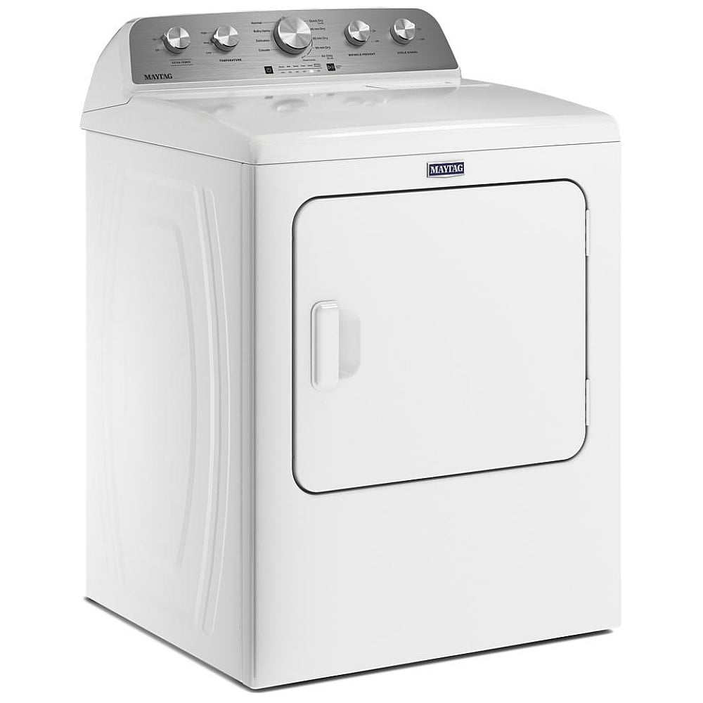 Maytag YMED5030MW Electric Dryer, 7 cu. ft. Dryer Capacity, 9 Dry Cycles, 4 Temperature Settings, Vented, White colour