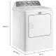 Maytag Washer MVW5035MW & Electric Dryer YMED5030MW