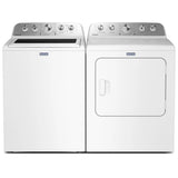 Maytag YMED5605RW Electric Dryer, 7.0 cu. ft. capacity, steam clean, 4 temperature settings, steel drum, white colour