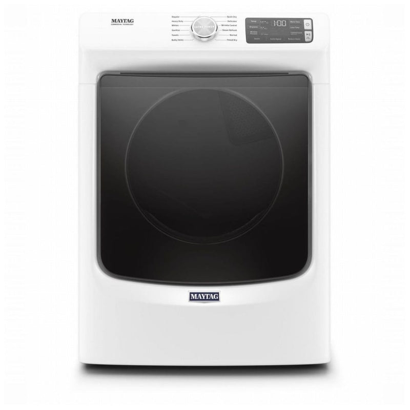 Maytag YMED6630HW Electric Dryer, 7.4 cu. ft. Dryer Capacity, 12 Dry Cycles, Steam Clean, 4 Temperature Settings, Vented, Stackable, White colour