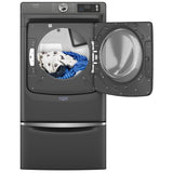 Maytag YMED7020RU Electric Dryer, 7.3 cu. ft. Dryer Capacity, 12 Dry Cycles, Steam Clean, Vented, Stackable, Wifi Enabled, Black colour