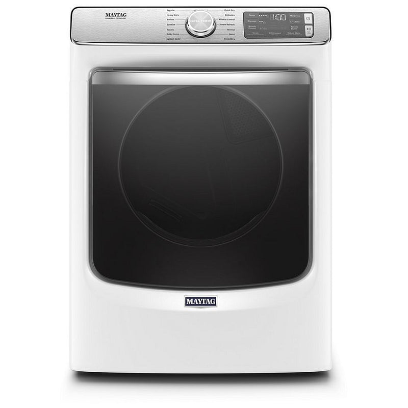 Maytag YMED8630HW Electric Dryer, 7.4 cu. ft. Dryer Capacity, 12 Dry Cycles, Steam Clean, 5 Temperature Settings, Vented, Stackable, Wifi Enabled, White colour