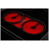 Maytag YMFES6030RB Electric Range, 5.3 cu. ft. Capacity, 30 inch Exterior Width, Convection, 5 Burners, Storage Drawer, Yes, Self Clean, 3,000 W Highest Element, Black colour