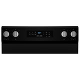 Maytag YMFES6030RB Electric Range, 5.3 cu. ft. Capacity, 30 inch Exterior Width, Convection, 5 Burners, Storage Drawer, Yes, Self Clean, 3,000 W Highest Element, Black colour