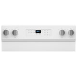 Maytag YMFES6030RW Electric Range, 5.3 cu. ft. Capacity, 30 inch Exterior Width, Convection, 5 Burners, Storage Drawer, Yes, Self Clean, 3,000 W Highest Element, White colour