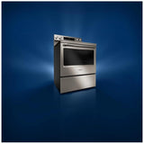 Maytag YMFES7030SZ Electric Range, 5.3 cu. ft. Capacity, 30 inch Exterior Width, Convection, 5 Burners, Storage Drawer, Air Fry, Self Clean, 3,000 W Highest Element, FingerPrint Resistant Stainless Steel colour