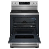 Maytag YMFES7030SZ Electric Range, 5.3 cu. ft. Capacity, 30 inch Exterior Width, Convection, 5 Burners, Storage Drawer, Air Fry, Self Clean, 3,000 W Highest Element, FingerPrint Resistant Stainless Steel colour