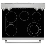 Maytag YMFES8030RZ Electric Range, 5.3 cu. ft. Capacity, 30 inch Exterior Width, True Convection, 5 Burners, Storage Drawer, Yes, Self Clean, 3,200 W Highest Element, FingerPrint Resistant Stainless Steel colour