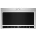 Maytag YMMMF8030PZ Over the Range Microwave, 30 inch Exterior Width, 1.1 cu. ft. Capacity, 400 CFM, Convection, 950 W Watts, Stainless Steel Interior, LED, Stainless Steel colour