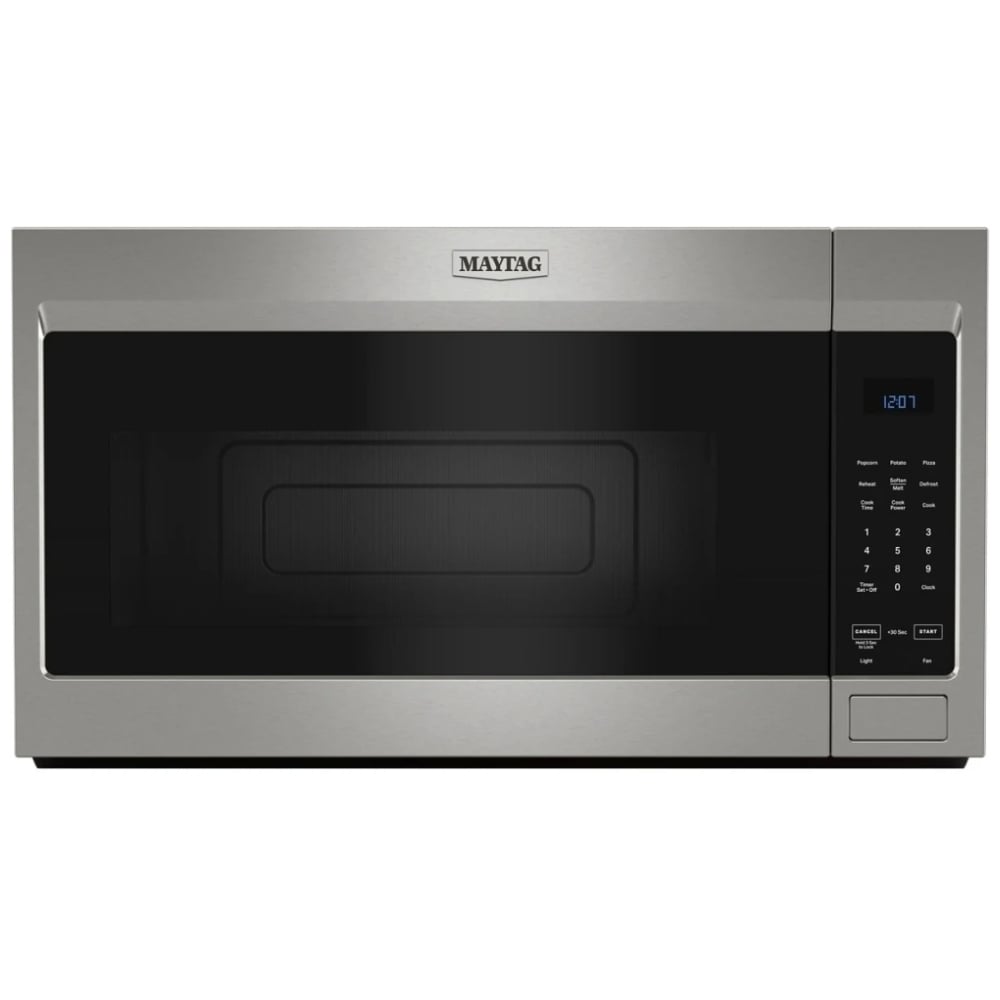 Maytag YMMMS4230PZ Over the Range Microwave, 30 inch Exterior Width, 1.7 cu. ft. Capacity, 300 CFM, 1,500 W Watts, Incandescent , Stainless Steel colour