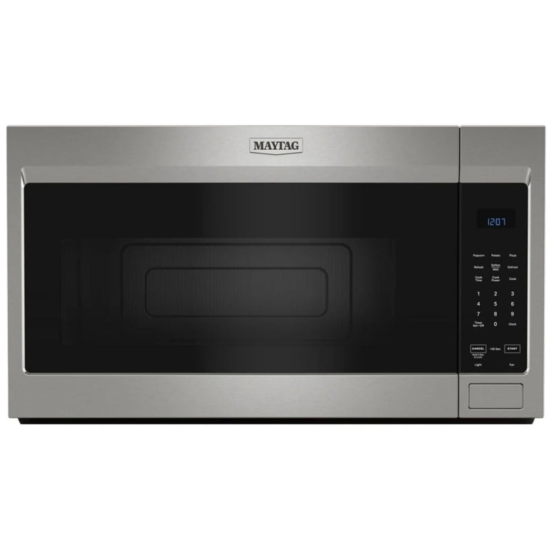 Maytag YMMMS4230PZ Over the Range Microwave, 30 inch Exterior Width, 1.7 cu. ft. Capacity, 300 CFM, 1,500 W Watts, Incandescent , Stainless Steel colour