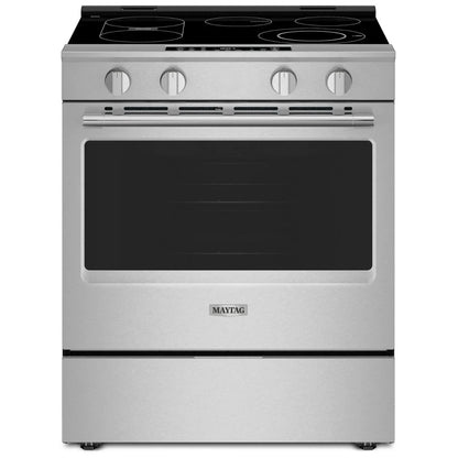 Maytag YMSES7030SZ Electric Range, 5.3 cu. ft. capacity, 30 inch exterior width, convection, 5 burners