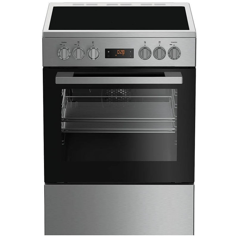 Whirlpool YUFE50M4SS Electric Range, 2.51 cu. ft. Capacity, 24 inch Exterior Width, True Convection, 4 Burners, Storage Drawer, Air Fry, Steam Clean, 2,200 W Highest Element, Stainless Steel colour
