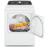 Whirlpool YWED5010LW Electric Dryer, 7 cu. ft. Dryer Capacity, 11 Dry Cycles, 4 Temperature Settings, Vented, White colour