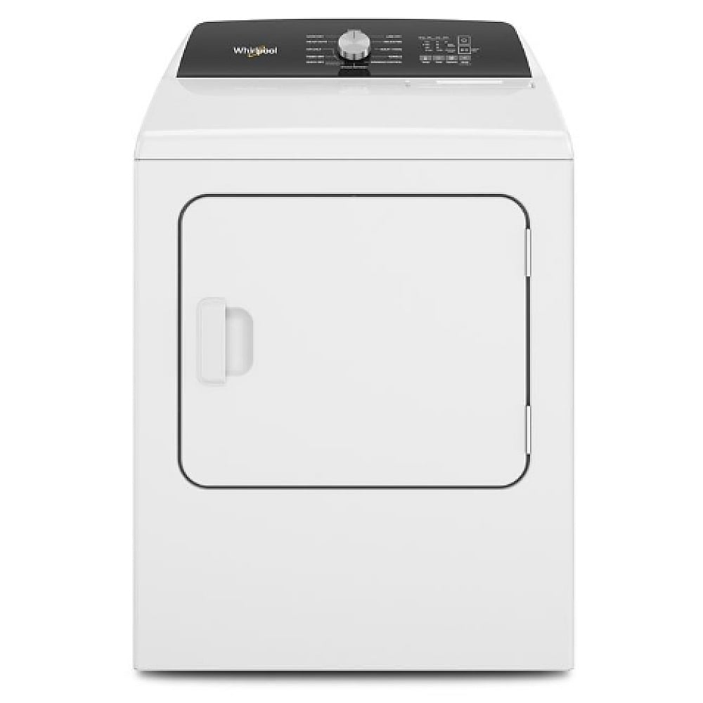 Whirlpool YWED5050LW Electric Dryer, 7 cu. ft. Dryer Capacity, 12 Dry Cycles, Steam Clean, 4 Temperature Settings, Vented, White colour