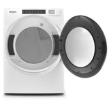 Whirlpool YWED560LHW Electric Dryer, 7.4 cu. ft. Dryer Capacity, 36 Dry Cycles, 4 Temperature Settings, Vented, Stackable, White colour
