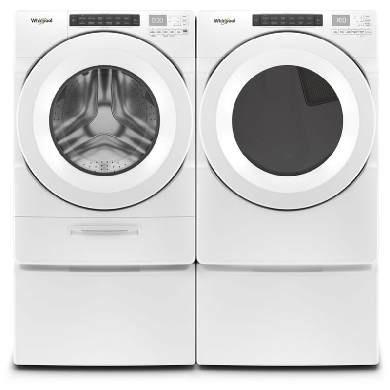 Whirlpool YWED5620HW Electric Dryer, 7.4 cu. ft. Dryer Capacity, 36 Dry Cycles, 4 Temperature Settings, Vented, Stackable, White colour