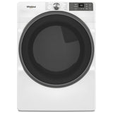 Whirlpool YWED5720RW Electric Dryer, 7.4 cu. ft. Dryer Capacity, 12 Dry Cycles, Vented, Stackable, Wifi Enabled, White colour
