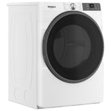 Whirlpool YWED5720RW Electric Dryer, 7.4 cu. ft. Dryer Capacity, 12 Dry Cycles, Vented, Stackable, Wifi Enabled, White colour