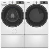 Whirlpool YWED5720RW Electric Dryer, 7.4 cu. ft. Dryer Capacity, 12 Dry Cycles, Vented, Stackable, Wifi Enabled, White colour