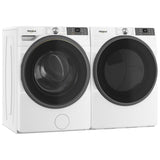 Whirlpool YWED5720RW Electric Dryer, 7.4 cu. ft. Dryer Capacity, 12 Dry Cycles, Vented, Stackable, Wifi Enabled, White colour