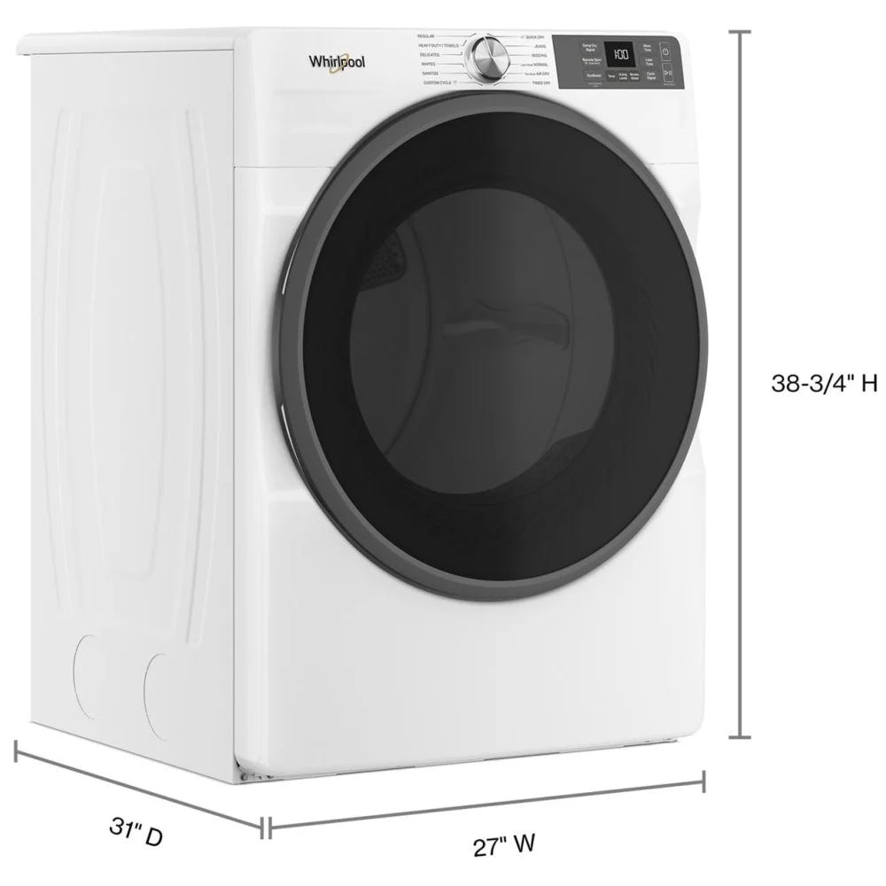 Whirlpool YWED5720RW 电动烘干机