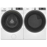 Whirlpool YWED5720RW Electric Dryer, 7.4 cu. ft. Dryer Capacity, 12 Dry Cycles, Vented, Stackable, Wifi Enabled, White colour