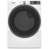 Whirlpool YWED5720RW Electric Dryer, 7.4 cu. ft. Dryer Capacity, 12 Dry Cycles, Vented, Stackable, Wifi Enabled, White colour