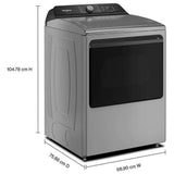 Maytag YWED8509TR Electric Dryer, 7.5 cu. ft. Dryer Capacity, 10 Dry Cycles, Steam Clean, 5 Temperature Settings, Vented, Wifi Enabled