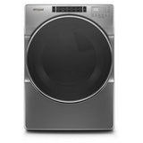 Whirlpool YWED8620HC Electric Dryer, 7.4 cu. ft. Dryer Capacity, 13 Dry Cycles, Steam Clean, 5 Temperature Settings, Vented, Stackable, Chrome Shadow colour