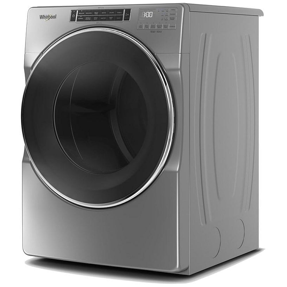 Whirlpool YWED8620HC Electric Dryer, 7.4 cu. ft. Dryer Capacity, 13 Dry Cycles, Steam Clean, 5 Temperature Settings, Vented, Stackable, Chrome Shadow colour