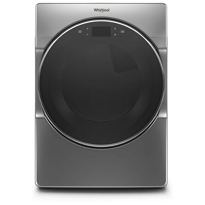 Whirlpool YWED9620HC Electric Dryer, 27 inch Width, 7.4 cu. ft. Capacity, Steam Clean, 5 Temperature Settings, Stackable, Steel Drum, Wifi Enabled, Grey colour
