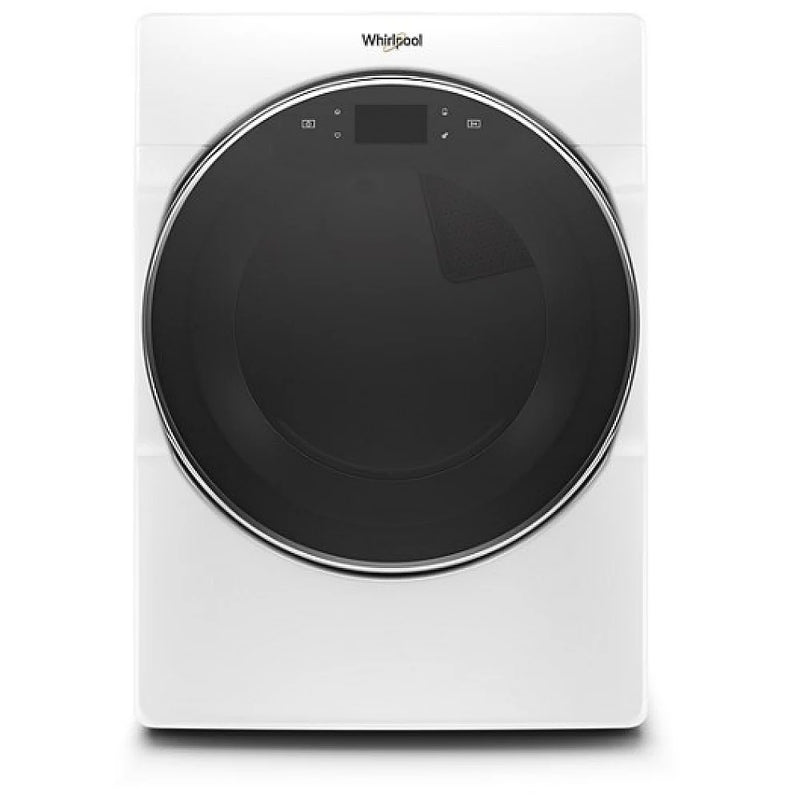 Whirlpool YWED9620HW Electric Dryer, 27 inch Width, 7.4 cu. ft. Capacity, Steam Clean, 5 Temperature Settings, Stackable, Steel Drum, Wifi Enabled, White colour