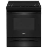 Whirlpool YWEE515S0LB Electric Range, 4.8 cu. ft. Capacity, 30 inch Exterior Width, 4 Burners, Storage Drawer, Self Clean, 3,000 W Highest Element, Black colour