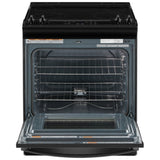 Whirlpool YWEE515S0LB Electric Range, 4.8 cu. ft. Capacity, 30 inch Exterior Width, 4 Burners, Storage Drawer, Self Clean, 3,000 W Highest Element, Black colour