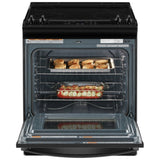 Whirlpool YWEE515S0LB Electric Range, 4.8 cu. ft. Capacity, 30 inch Exterior Width, 4 Burners, Storage Drawer, Self Clean, 3,000 W Highest Element, Black colour