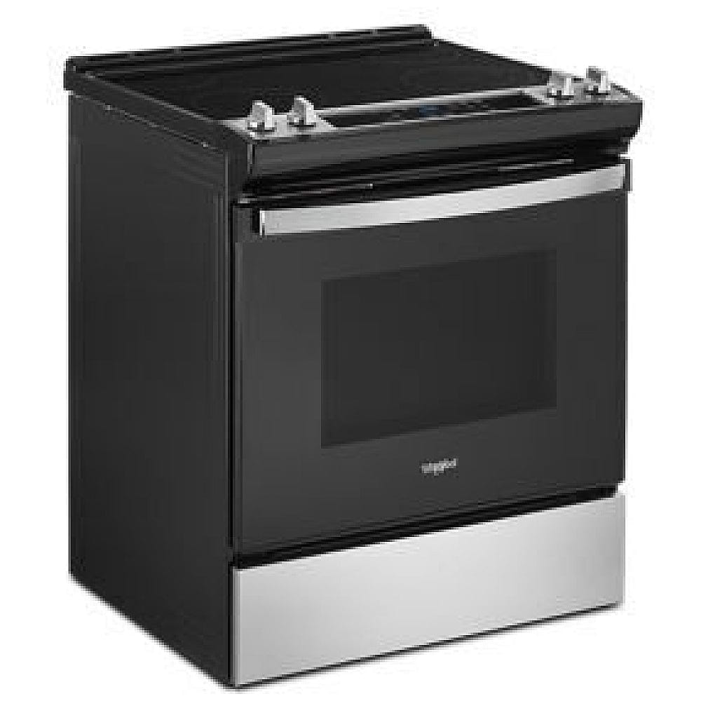 Whirlpool YWEE515S0LS Electric Range | 30" Capacity, Stainless Steel, Smart Features