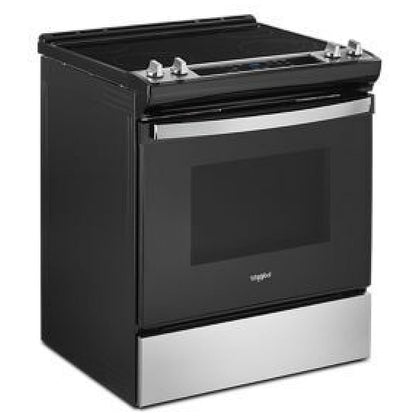 Whirlpool YWEE515S0LS Electric Range | 30" Capacity, Stainless Steel, Smart Features