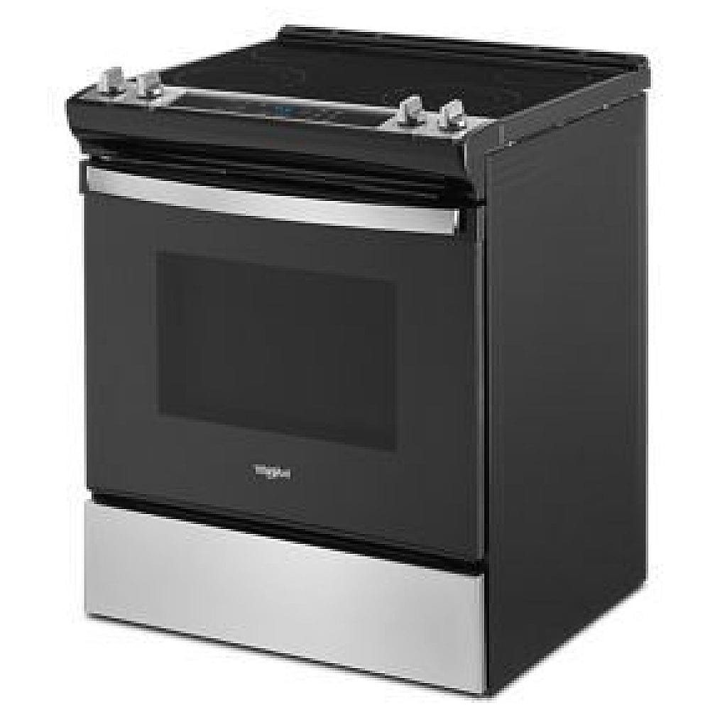Whirlpool YWEE515S0LS Electric Range | 30" Capacity, Stainless Steel, Smart Features