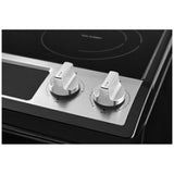 Whirlpool YWEE515S0LS Electric Range, 4.8 cu. ft. Capacity, 30 inch Exterior Width, 4 Burners, Storage Drawer, Self Clean, 3,000 W Highest Element, Stainless Steel colour