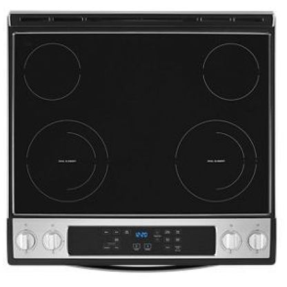 Whirlpool YWEE515S0LS Electric Range | 30" Capacity, Stainless Steel, Smart Features