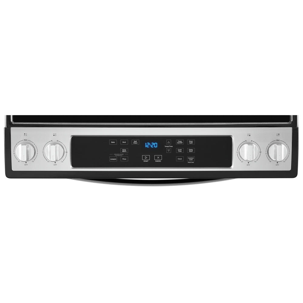 Whirlpool YWEE515S0LS Electric Range | 30" Capacity, Stainless Steel, Smart Features