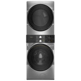 Whirlpool YWEF5727TR Laundry Center, Silver colour Washer: 5.2 cu. ft. Capacity, 28 inch Width, 12 Wash Cycles, Steam Clean, ENERGY STAR Certified, 1,160 RPM Spin Speed, Wifi Enabled Dryer: 7.4 cu. ft. Capacity, Electric