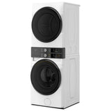 Whirlpool YWEF5727TW Laundry Center, White colour Washer: 5.2 cu. ft. Capacity, 28 inch Width, 12 Wash Cycles, Steam Clean, ENERGY STAR Certified, 1,160 RPM Spin Speed, Wifi Enabled Dryer: 7.4 cu. ft. Capacity, Electric
