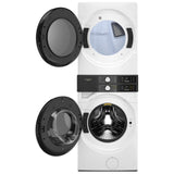 Whirlpool YWEF5727TW Laundry Center, White colour Washer: 5.2 cu. ft. Capacity, 28 inch Width, 12 Wash Cycles, Steam Clean, ENERGY STAR Certified, 1,160 RPM Spin Speed, Wifi Enabled Dryer: 7.4 cu. ft. Capacity, Electric