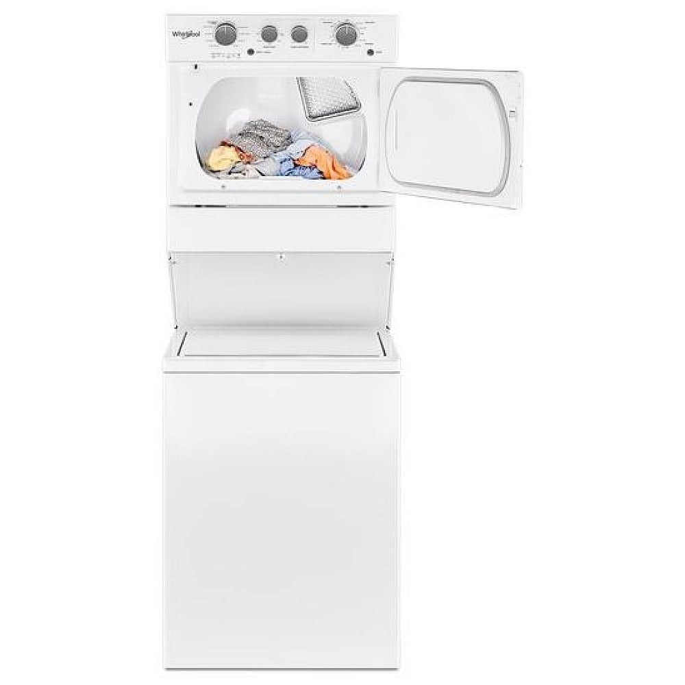 Whirlpool YWET4027HW 27 1/4 inch Width Washer & Dryer Set