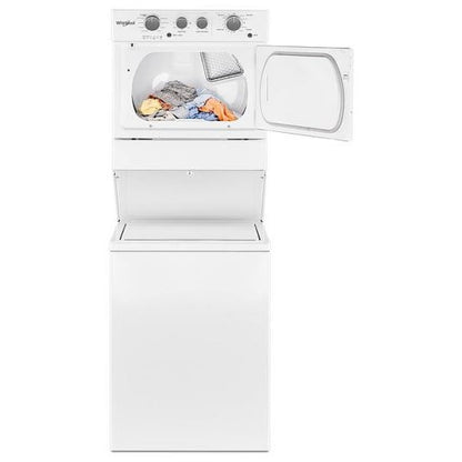 Whirlpool YWET4027HW 27 1/4 inch Width Washer & Dryer Set