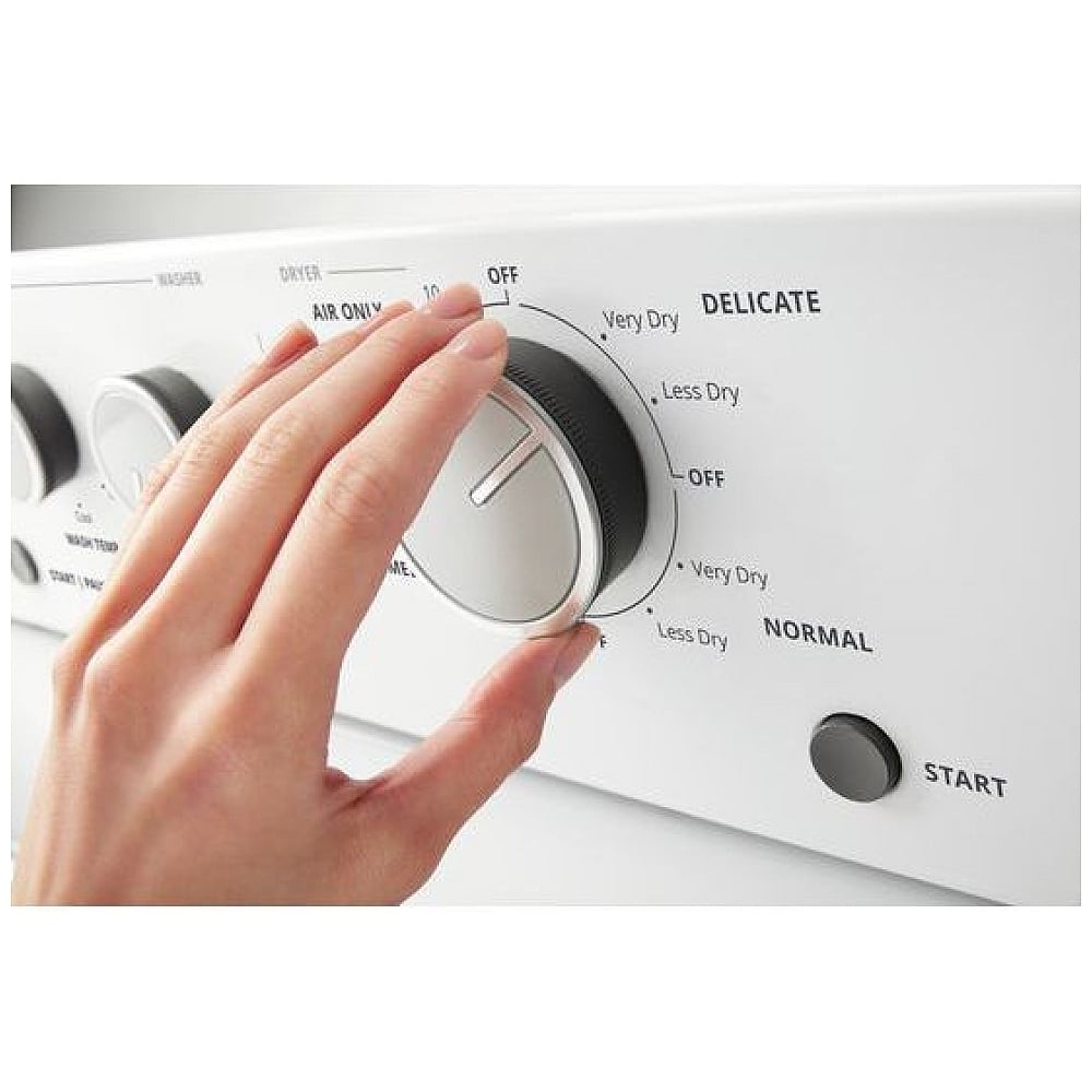 Whirlpool YWET4027HW 27 1/4 inch Width Washer & Dryer Set