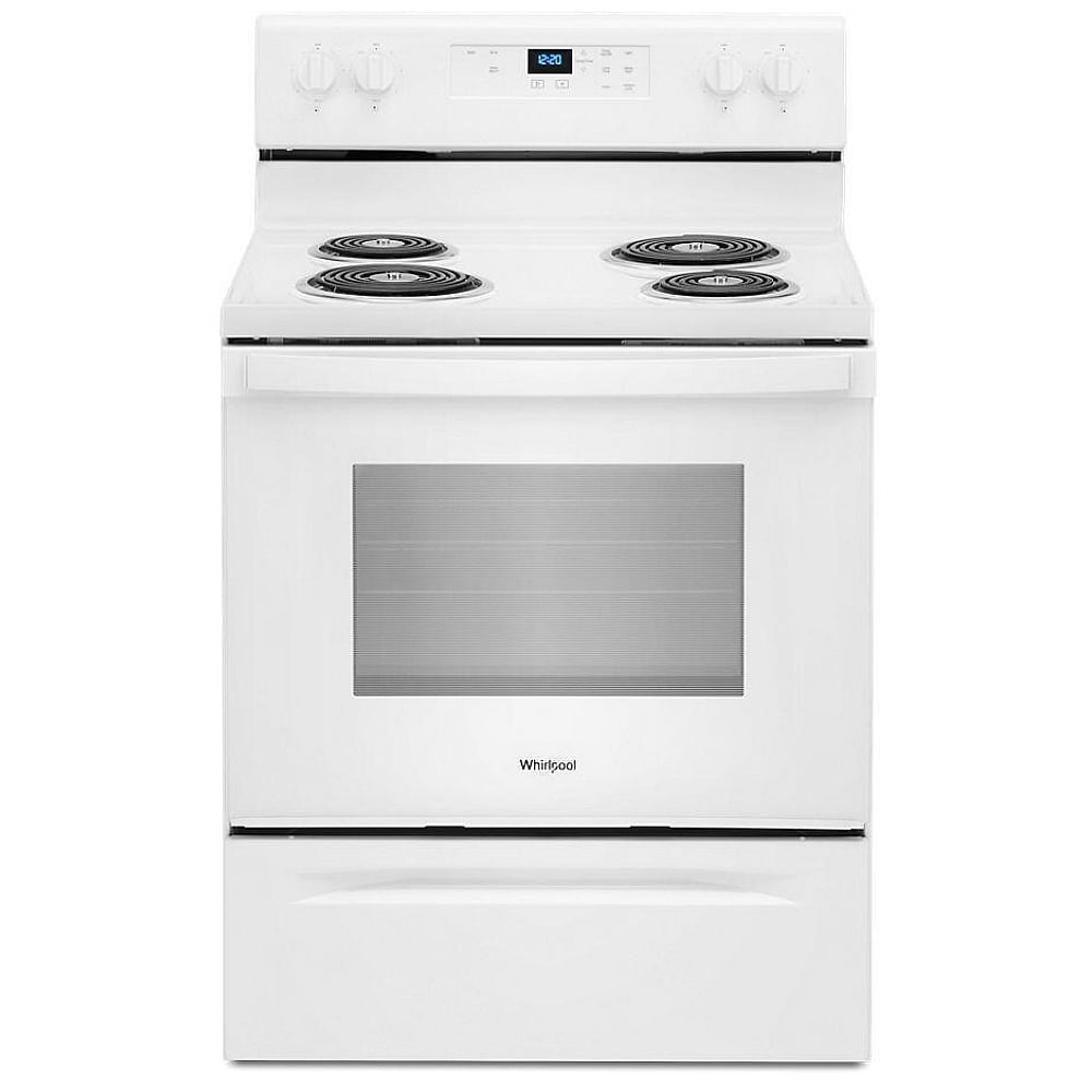 Whirlpool YWFC150M0JW Electric Range | 30" Electric Ranges | Free-Standing Electric Range